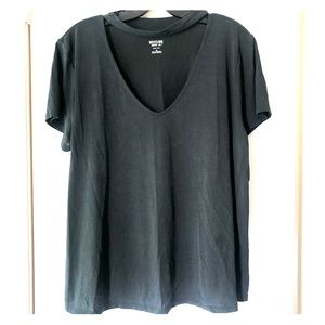Neck cutout T-shirt